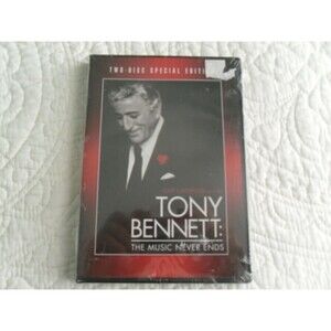 Tony Bennett Music Never Ends (DVD 2 Disc) Presented by Clint Eastwood
